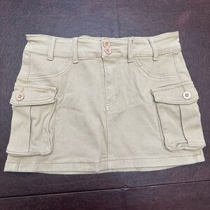 Cute Cargo Mini Skirt